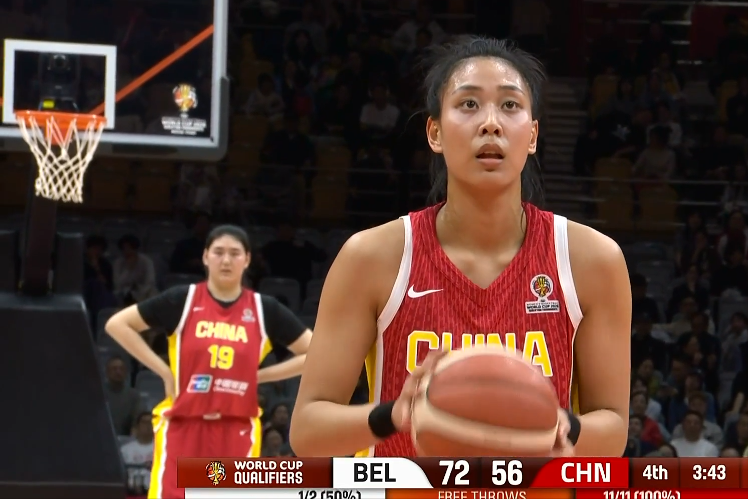 中国女篮：张子宇爆发独木难支，5人表现不佳，一人遭弃用